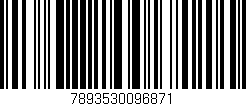 Código de barras (EAN, GTIN, SKU, ISBN): '7893530096871'