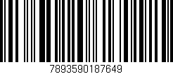 Código de barras (EAN, GTIN, SKU, ISBN): '7893590187649'
