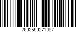 Código de barras (EAN, GTIN, SKU, ISBN): '7893590271997'