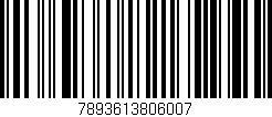 Código de barras (EAN, GTIN, SKU, ISBN): '7893613806007'