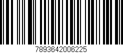 Código de barras (EAN, GTIN, SKU, ISBN): '7893642006225'