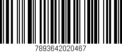 Código de barras (EAN, GTIN, SKU, ISBN): '7893642020467'
