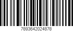Código de barras (EAN, GTIN, SKU, ISBN): '7893642024878'