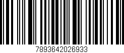 Código de barras (EAN, GTIN, SKU, ISBN): '7893642026933'