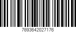 Código de barras (EAN, GTIN, SKU, ISBN): '7893642027176'