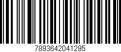 Código de barras (EAN, GTIN, SKU, ISBN): '7893642041295'