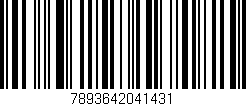 Código de barras (EAN, GTIN, SKU, ISBN): '7893642041431'