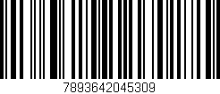 Código de barras (EAN, GTIN, SKU, ISBN): '7893642045309'