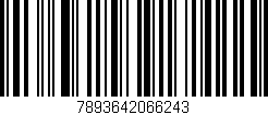 Código de barras (EAN, GTIN, SKU, ISBN): '7893642066243'