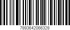 Código de barras (EAN, GTIN, SKU, ISBN): '7893642066328'