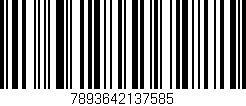 Código de barras (EAN, GTIN, SKU, ISBN): '7893642137585'