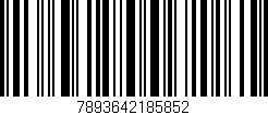 Código de barras (EAN, GTIN, SKU, ISBN): '7893642185852'