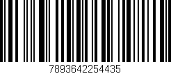 Código de barras (EAN, GTIN, SKU, ISBN): '7893642254435'