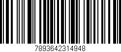 Código de barras (EAN, GTIN, SKU, ISBN): '7893642314948'