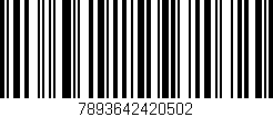 Código de barras (EAN, GTIN, SKU, ISBN): '7893642420502'