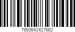 Código de barras (EAN, GTIN, SKU, ISBN): '7893642427662'