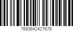 Código de barras (EAN, GTIN, SKU, ISBN): '7893642427679'