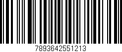 Código de barras (EAN, GTIN, SKU, ISBN): '7893642551213'