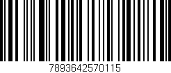 Código de barras (EAN, GTIN, SKU, ISBN): '7893642570115'