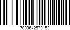 Código de barras (EAN, GTIN, SKU, ISBN): '7893642570153'
