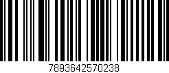 Código de barras (EAN, GTIN, SKU, ISBN): '7893642570238'