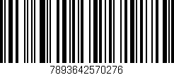Código de barras (EAN, GTIN, SKU, ISBN): '7893642570276'