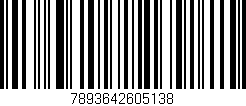Código de barras (EAN, GTIN, SKU, ISBN): '7893642605138'