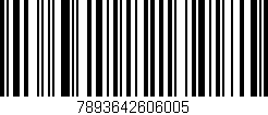 Código de barras (EAN, GTIN, SKU, ISBN): '7893642606005'