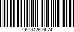 Código de barras (EAN, GTIN, SKU, ISBN): '7893642606074'