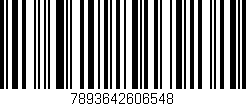 Código de barras (EAN, GTIN, SKU, ISBN): '7893642606548'