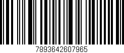 Código de barras (EAN, GTIN, SKU, ISBN): '7893642607965'