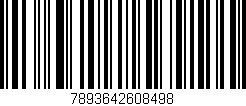 Código de barras (EAN, GTIN, SKU, ISBN): '7893642608498'