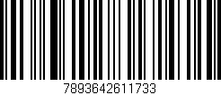 Código de barras (EAN, GTIN, SKU, ISBN): '7893642611733'
