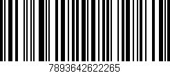 Código de barras (EAN, GTIN, SKU, ISBN): '7893642622265'