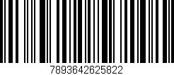 Código de barras (EAN, GTIN, SKU, ISBN): '7893642625822'