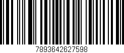 Código de barras (EAN, GTIN, SKU, ISBN): '7893642627598'