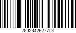Código de barras (EAN, GTIN, SKU, ISBN): '7893642627703'
