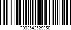 Código de barras (EAN, GTIN, SKU, ISBN): '7893642629950'