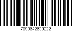 Código de barras (EAN, GTIN, SKU, ISBN): '7893642630222'