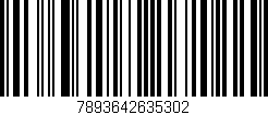 Código de barras (EAN, GTIN, SKU, ISBN): '7893642635302'
