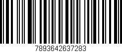 Código de barras (EAN, GTIN, SKU, ISBN): '7893642637283'