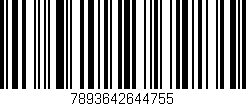 Código de barras (EAN, GTIN, SKU, ISBN): '7893642644755'