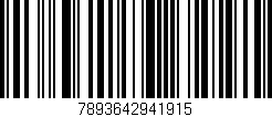 Código de barras (EAN, GTIN, SKU, ISBN): '7893642941915'