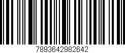 Código de barras (EAN, GTIN, SKU, ISBN): '7893642982642'