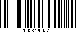 Código de barras (EAN, GTIN, SKU, ISBN): '7893642982703'
