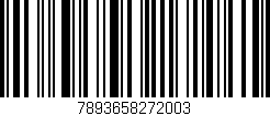Código de barras (EAN, GTIN, SKU, ISBN): '7893658272003'