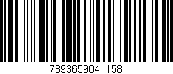 Código de barras (EAN, GTIN, SKU, ISBN): '7893659041158'