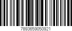 Código de barras (EAN, GTIN, SKU, ISBN): '7893659050921'
