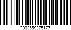 Código de barras (EAN, GTIN, SKU, ISBN): '7893659075177'