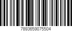 Código de barras (EAN, GTIN, SKU, ISBN): '7893659075504'